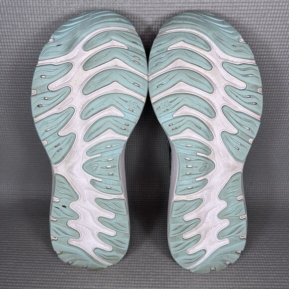 ASICS GEL-STRATUS 3 Knit Women's Sz 11 Running Gym Shoes Athleisure Black Teal - Picture 8 of 11